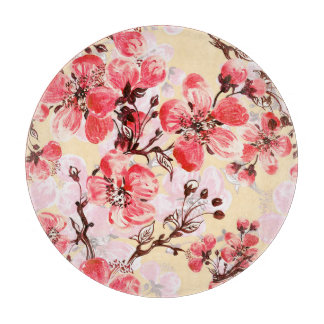 Planche À Découper Fleurs de printemps U Motif