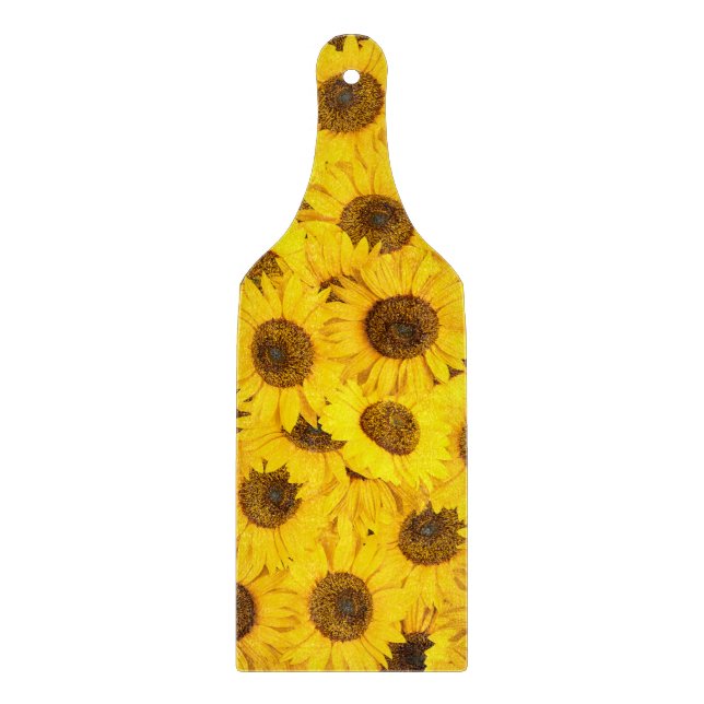 Planche À Découper Fleurs de soleil (Devant)