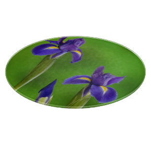 Planche À Découper Fleurs d'iris