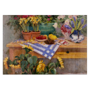 Planche À Découper Fleurs fraîches I