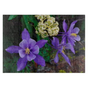 Planche À Découper Fleurs sauvages de colombine mutante