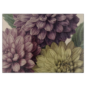 Planche À Découper Fleurs Vintage