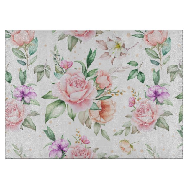 Planche À Découper Floral (Devant)