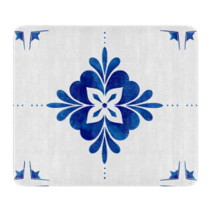 Planche À Découper Floral de style méditerranéen