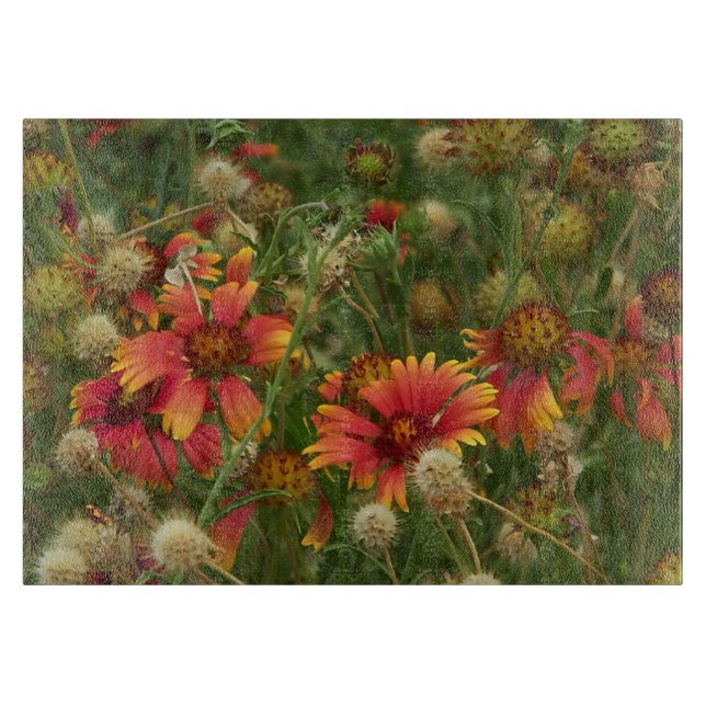 Planche À Découper Floral d'été (Devant)