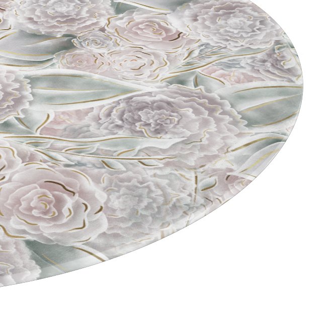 Planche À Découper Floral Whimsy Coquette Imprimer - Rose féminine do (Coin)