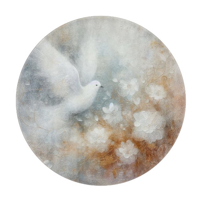 Planche à découper florale Wedding Dove (Devant)