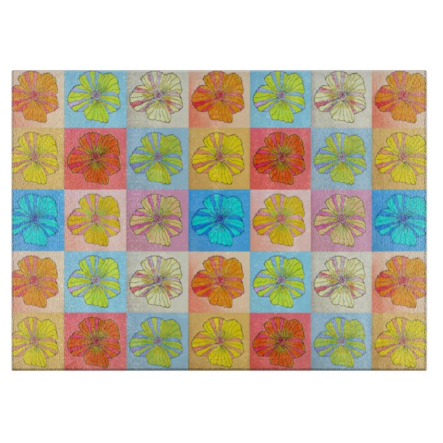 Planche à découper "Flower Box" (Devant)