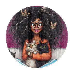 Planche À Découper Folle des chats 