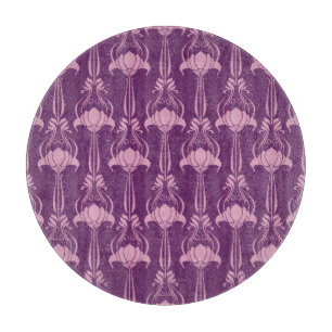 Planche À Découper Fond d'écran floral violet rose