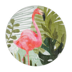 Planche À Découper Forêt de Flamant rose