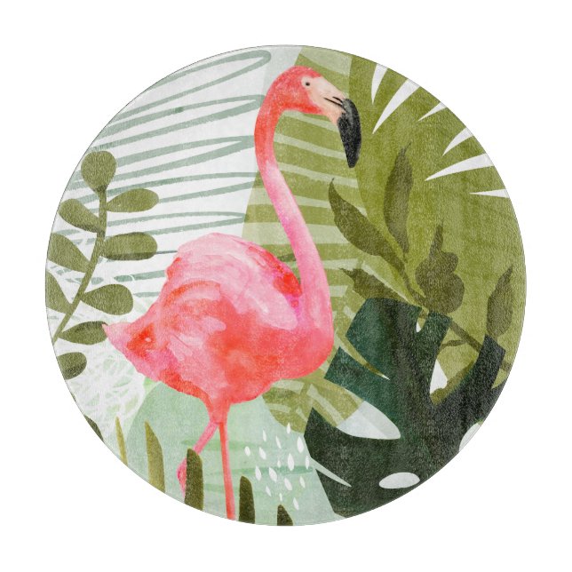 Planche À Découper Forêt de Flamant rose (Devant)
