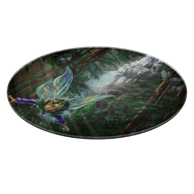 Planche À Découper Forêt du château de fées (Coin)