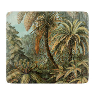 Planche À Découper Fougères Palmier Antique Botanique Fougères Art