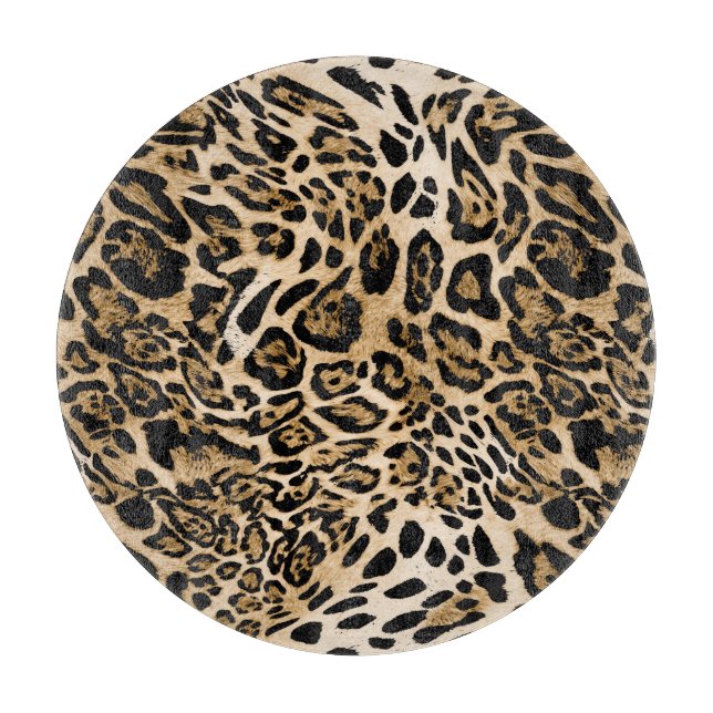 Planche À Découper Fourrure de léopard d'Afrique : Texture d'animal s (Devant)