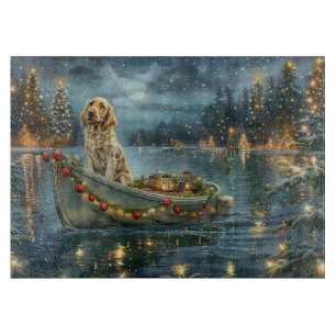Planche À Découper Français Setter Christmas Festive Voyage