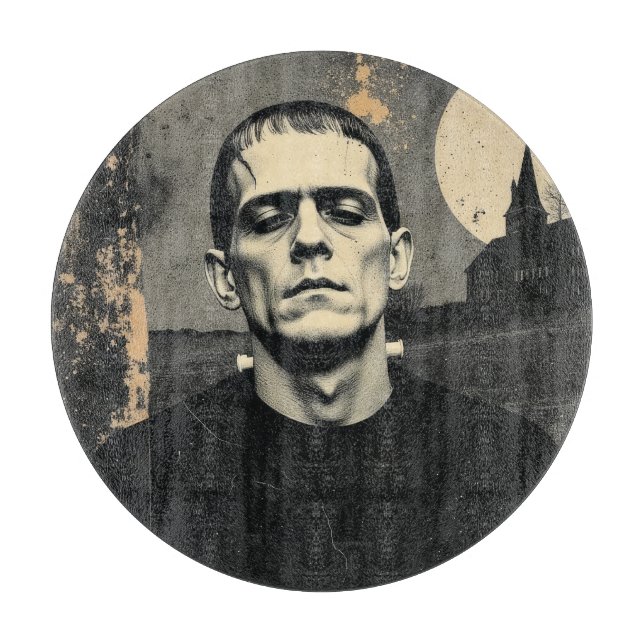 Planche À Découper Frankenstein Monster Halloween (Devant)