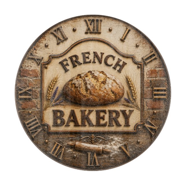 Planche À Découper French Bakery Artisan Bread Bread Lover Gift (Devant)