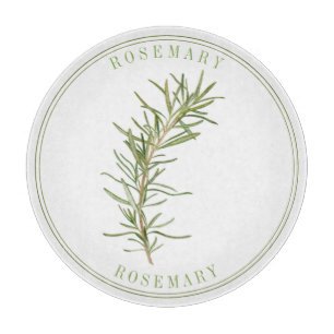 Planche À Découper FROID ROSEMAIRE EN Verre Rond