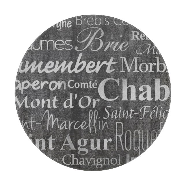 Planche À Découper fromage français (Devant)