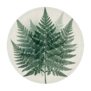 Planche À Découper Frondes de fougère verte élégante - Botanique