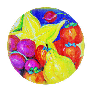 Planche À Découper Fruits brillants et Ciels stellaires. Commandez dè