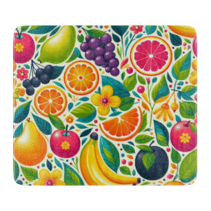 Planche À Découper Fruits colorés