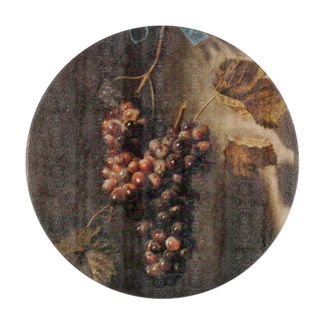 PLANCHE À DÉCOUPER FRUITS DE SAISON -PROSPÉRITÉ/ RAISINS HANGÉS (Devant)
