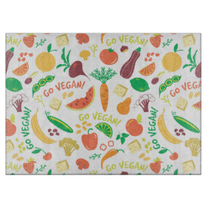 Planche À Découper Fruits et Légumes végétaliens
