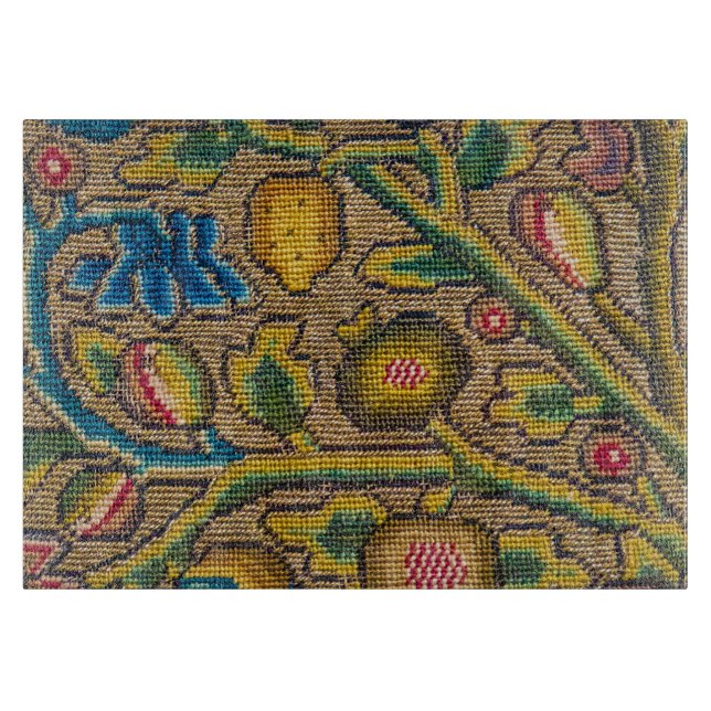 Planche À Découper Fruits forest jacquard pillow (Devant)