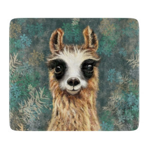 Planche À Découper Funny Llama Cutting Board
