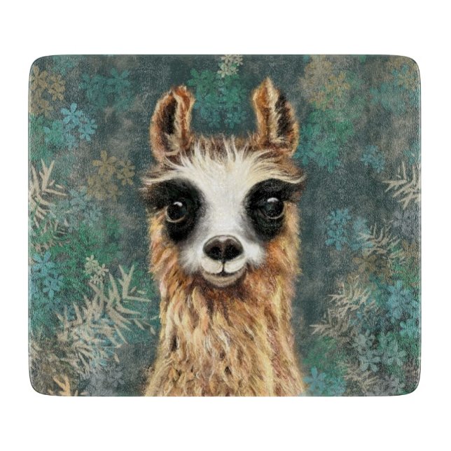 Planche À Découper Funny Llama Cutting Board (Devant)