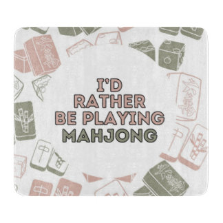 Planche À Découper Funny Mahjong