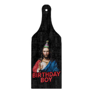 Planche À Découper Funny Noël Jésus Enfant d'anniversaire
