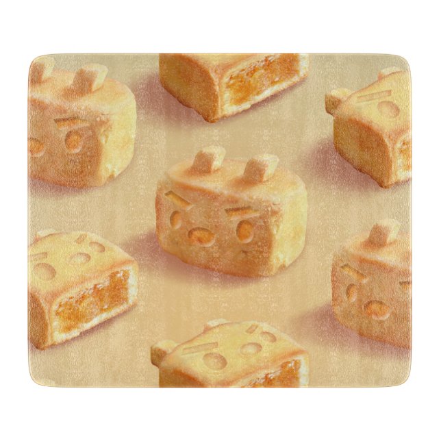 Planche À Découper Gâteau à l'ananas (Devant)