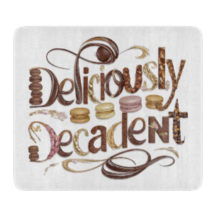 Planche À Découper Gâteaux délicieusement décadents & Design au choco