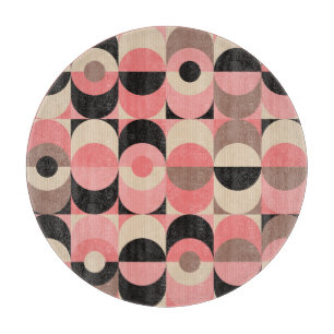 Planche À Découper Géométrique vintage : Motif sans couture classique