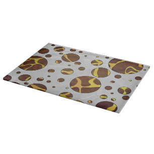 Planche À Découper Giraffe Brown et jaune