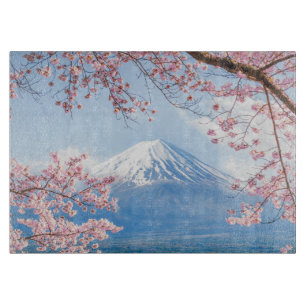 Planche À Découper Glace et neige   Cherry Blossoms Mt. Fuji Japon