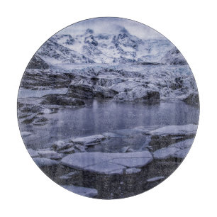Planche À Découper Glace et neige Glacier Sólheimajökull, Islande