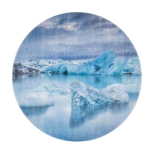 Planche À Découper Glace et neige | Lagune Jokulsarlon, Islande (Devant)