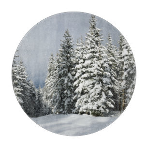 Planche À Découper Glace et neige   Pine Woodland, Autriche