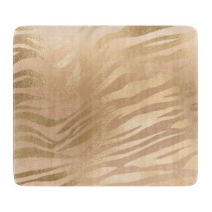 Planche À Découper Glamorous Light Brown Leopard Spots Animal Print