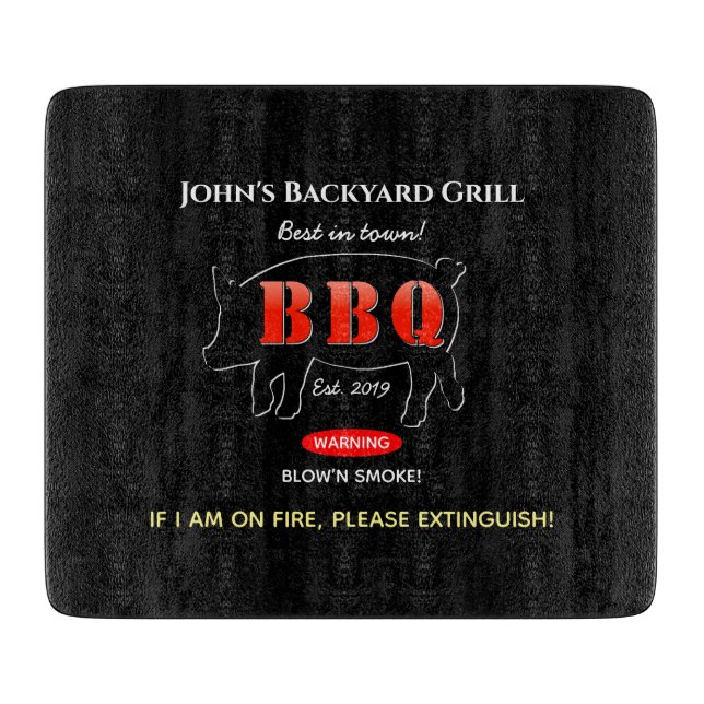 Planche À Découper Glass Home Grilling Cuisine Men Kitchen Cutting Bo (Devant)