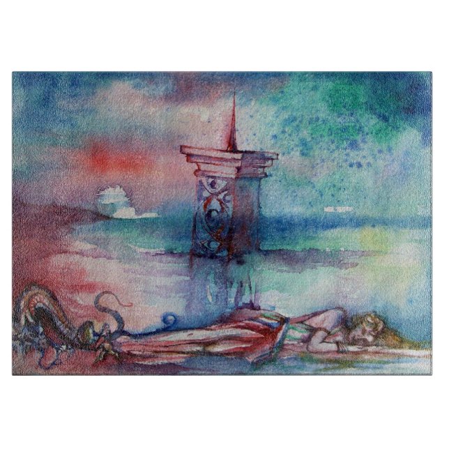 PLANCHE À DÉCOUPER GNOMON ET DAME DU LAC (Devant)