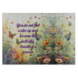 Planche À Découper Golden accent papillon jardin personnalisé art