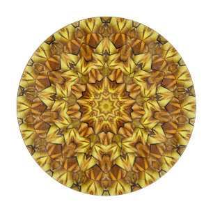 Planche À Découper Golden Mandala Antique Abstract Design-63495
