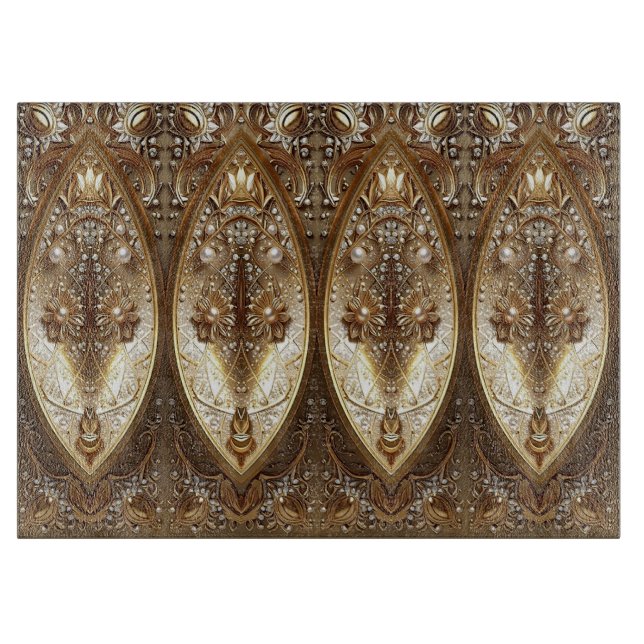 Planche À Découper Golden Ornate Cutting Board (Devant)