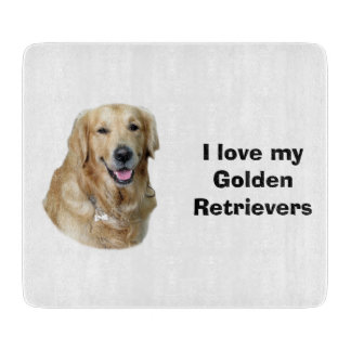 Planche À Découper Golden Retriever dog photo