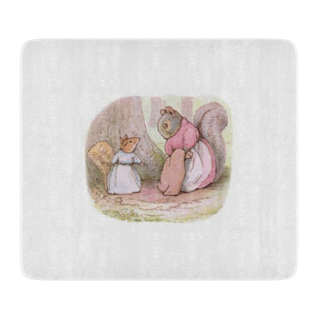 Planche À Découper Goody et Mme Hackee (écureuils) (Beatrix Potter) (Devant)